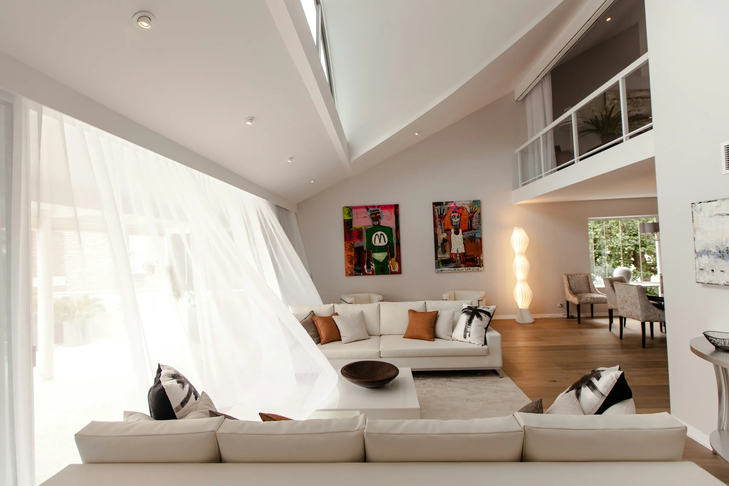 A bright living room